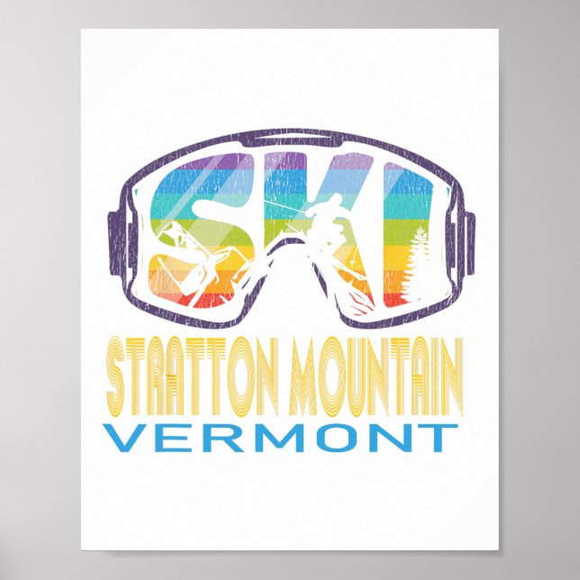 Affiche Vacances de ski à Stratton Mountain Vermont  (Devant)