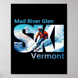 Affiche Vacances de ski cool à Mad River Glen Ski Outdoor