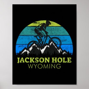 Affiche Vacances de VTT à Jackson Hole Wyoming