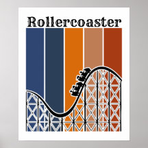 Vacances d'été à cheval Rollercoaster Retro
