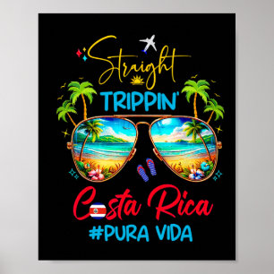 Affiche Vacances d'été à Costa Rica Straight Trippin Pura
