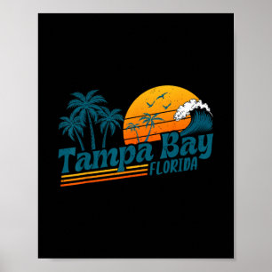 Affiche Vacances d'été à Tampa Y et sur la plage de Florid