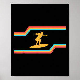 Affiche Vacances d'été en Californie, Ensoleillement, Surf