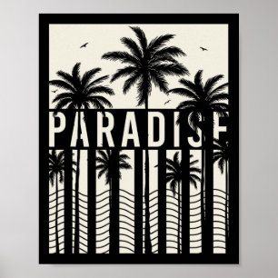 Affiche Vacances d'été, soleil, surf Californie Para