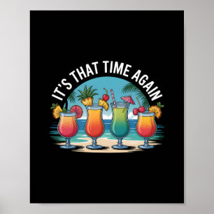 Affiche Vacances d'été tropicales de Tails dans l'île des
