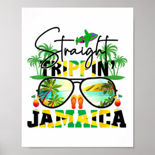 Affiche Vacances droites à la Jamaïque 2025 Anniversaire F
