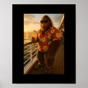 Affiche Vacances drôles de Bigfoot en croisière