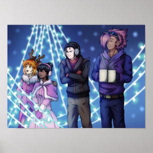 Affiche Vacances en famille