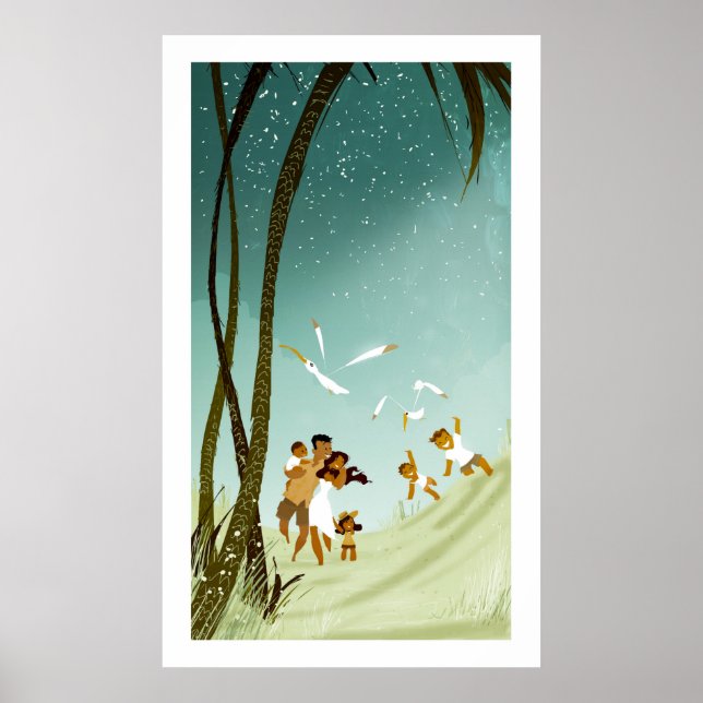 Affiche Vacances en famille (Devant)