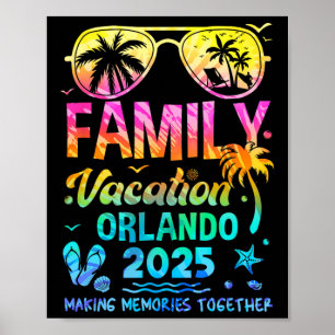 Affiche Vacances en famille 2025 Orlando Matching Memories