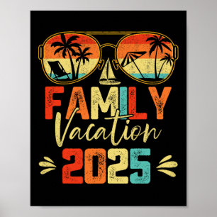 Affiche Vacances en famille 2025 Plage Correspondant Vacan