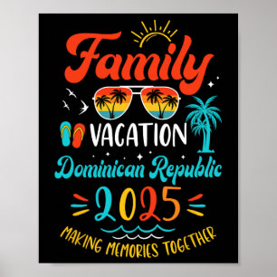 Affiche Vacances en famille 2025 République Dominicaine Co