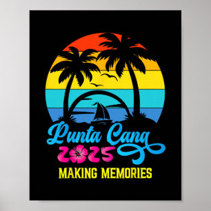 Affiche Vacances en famille 2025 République dominicaine Pu