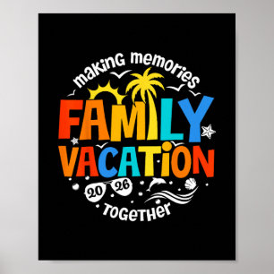 Affiche Vacances en famille 2026 Créer des souvenirs ensem