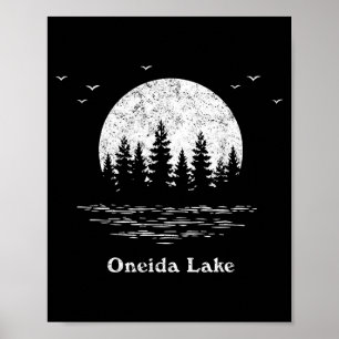 Affiche vacances en famille d'aventure en plein air du lac