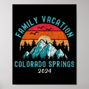 Affiche Vacances en famille de ski de montagne randonnée 2