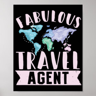 Affiche Vacances en vol Agent de voyage fautif