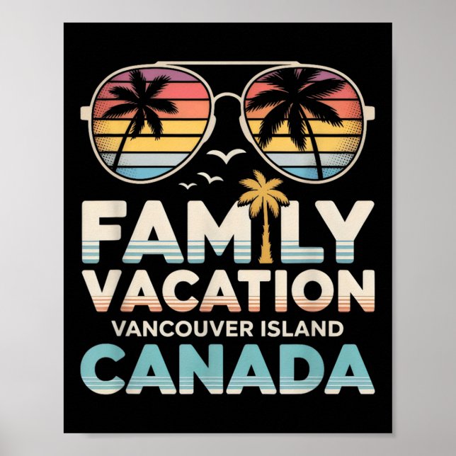 Affiche Vacances familiales à l'île de Vancouver Canada Vo (Devant)
