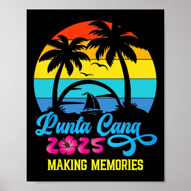 Affiche Vacances familiales à Punta Cana 2025 République d (Devant)