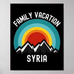 Affiche Vacances familiales en Syrie