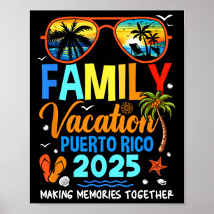 Affiche Vacances famille Porto Rico 2025 Vacances famille