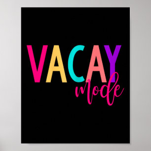 Affiche Vacances Famille S Vacay Mode Été