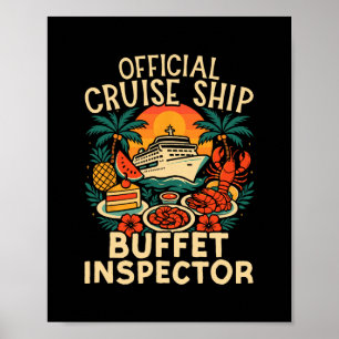 Affiche Vacances sur un paquebot Croisière officielle Buff