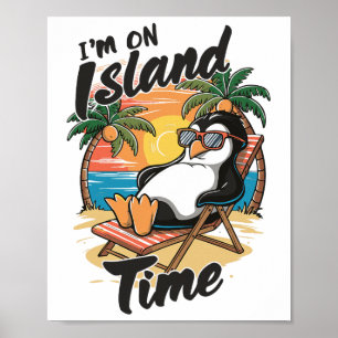 Affiche Vacances sur une île Voyage tropical Temps de rela