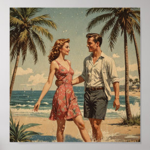 Affiche vacances vintages