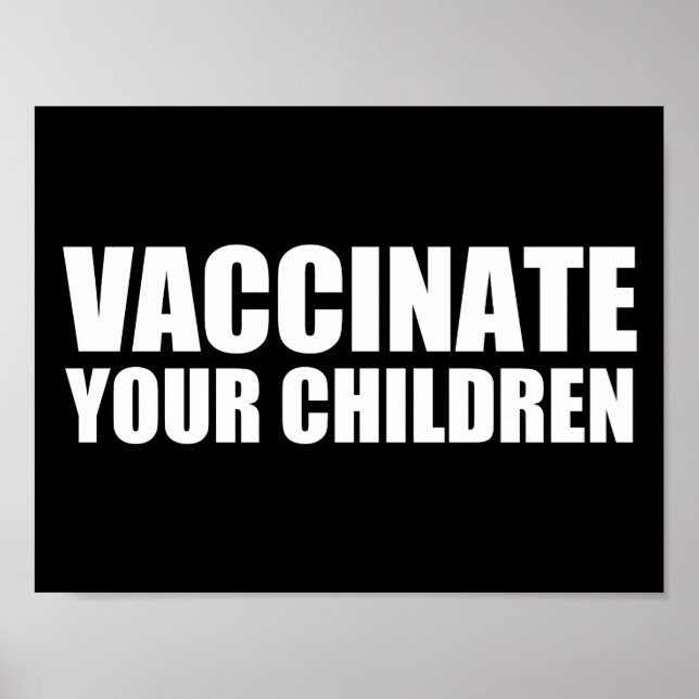 Affiche Vacciner vos enfants (Devant)