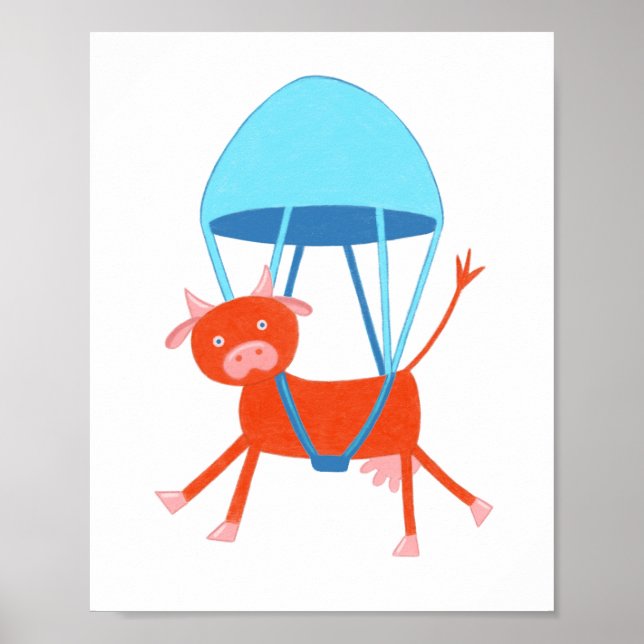 Affiche Vache aventurière (Devant)