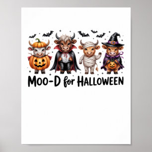 Affiche Vache des Highlands Halloween Saison Sombre (2)