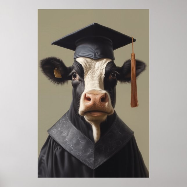 Affiche Vache diplômée (Devant)