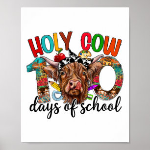 Affiche Vache Sainte 100 Jours De Chemises Scolaires Ensei