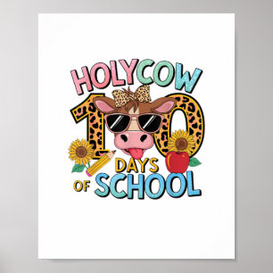 Affiche Vache Sainte 100 Jours De L'École 100E Jour Enseig