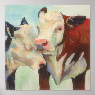 Affiche Vaches amoureuses