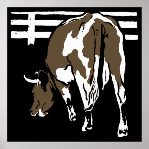 Affiche Vaches de la ferme victorienne