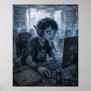 Affiche Vacuité / Joueur / Club Internet