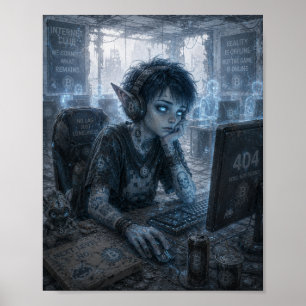 Affiche Vacuité / Joueur / Club Internet