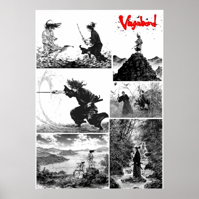 Affiche Vagabond Manga (Devant)