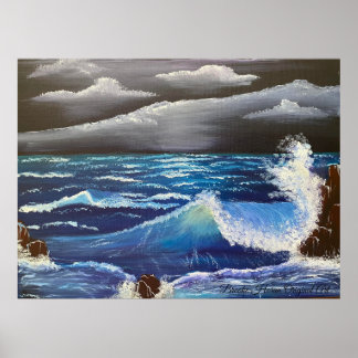 Affiche Vague de minuit