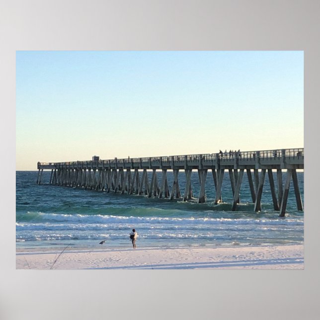 Affiche Vague de plage (Devant)