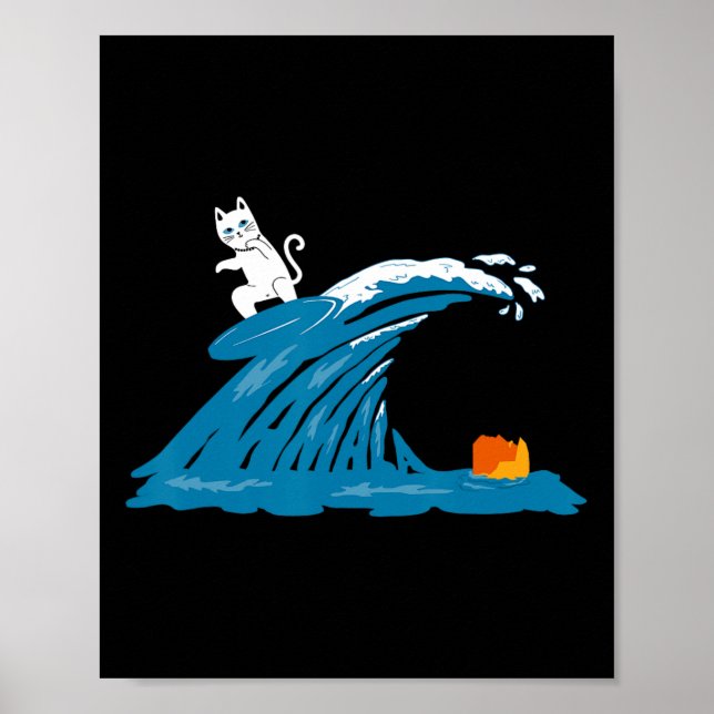 Affiche Vague Mignonne De Vague Bleue Kamala Pour Kamala F (Devant)