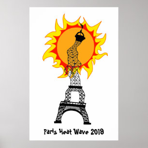 Affiche Vague thermique de Paris 2019