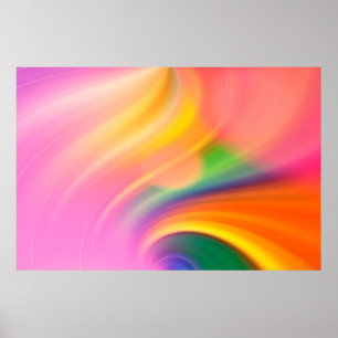 Affiche Vagues aquarelle texture arrière - plan