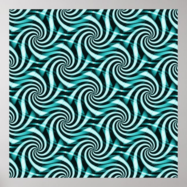 Affiche vagues caribéennes... (Devant)