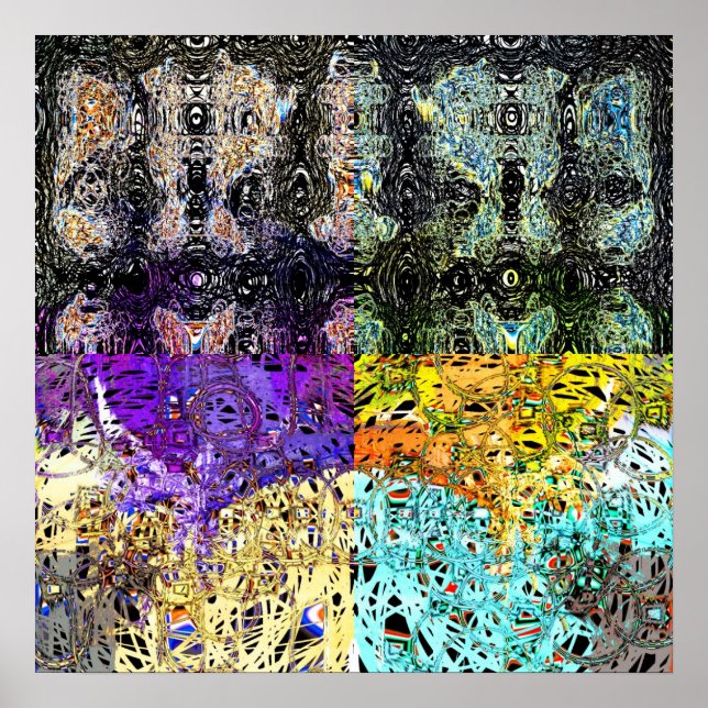 Affiche Vagues de cristallite 8 (Devant)