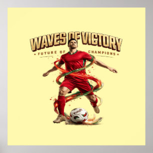 Affiche vagues de victoire