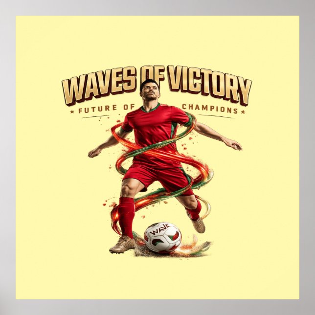 Affiche vagues de victoire (Devant)