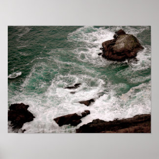 Affiche Vagues déferlantes